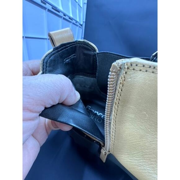 "Franco Santo" Leather Gore, Balin Booty,Chunky ,Zipper, Platform, !!!PLZ READ - Picture 14 of 15